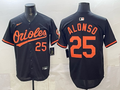 Men's Baltimore Orioles Pete Alonso Black Alternate Limited Player Jersey
