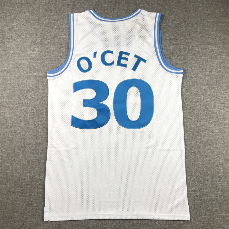 Men's Perc O'Cet Movie White Basketball Jersey