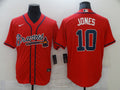 Men's Atlanta Braves Chipper Jones Red Replica Player Jersey