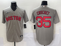 Men's Boston Red Sox Garrett Crochet Gray Replica Player Jersey