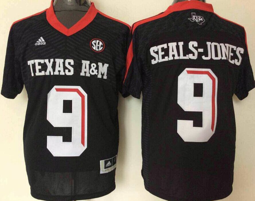 Men's Texas A&M Aggies Ricky Seals-Jones Black Player Jersey
