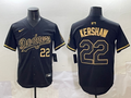 Men's Los Angeles Dodgers Clayton Kershaw Black Replica Player Jersey