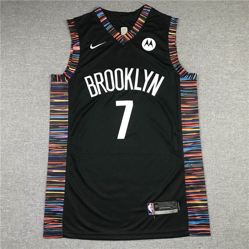 Men's Brooklyn Nets Kevin Durant Black Swingman Jersey - City Edition