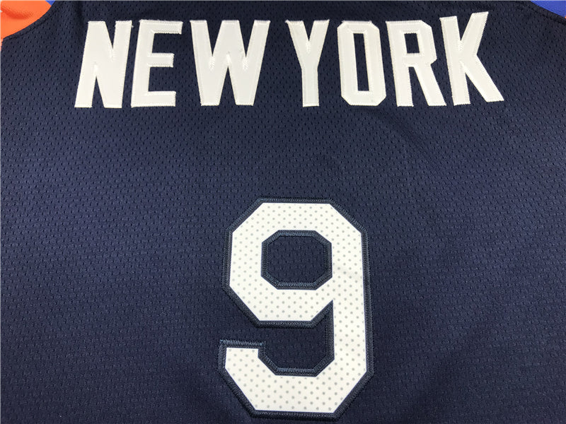 Men's New York Knicks RJ Barrett Navy Swingman Player Jersey - City Edition