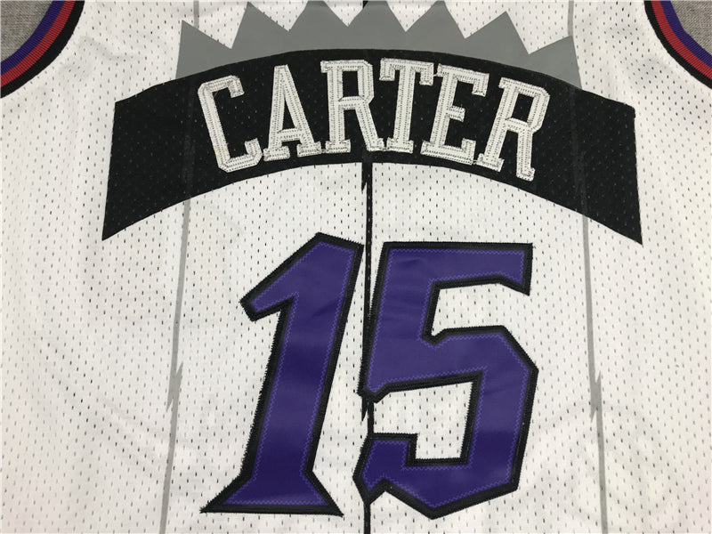 Men's Toronto Raptors Vince Carter Mitchell & Ness White Classics Jersey