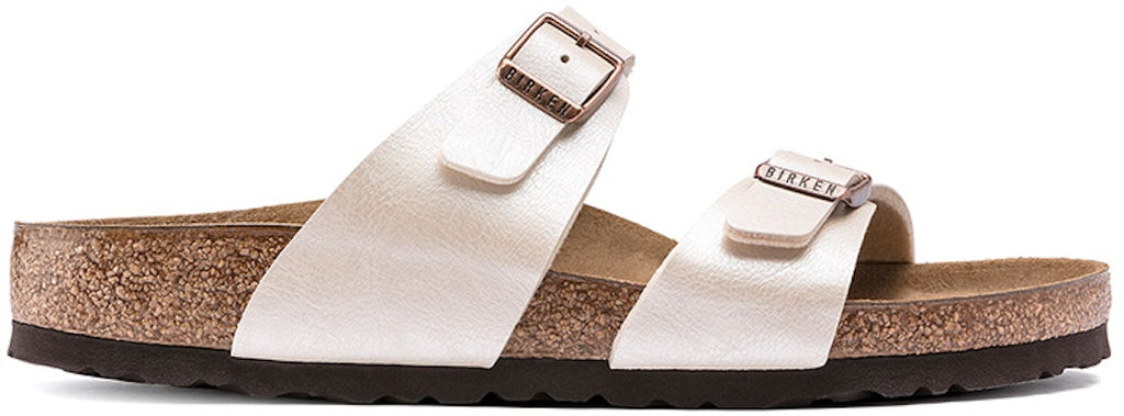 Birkenstock Sydney 1016171 Birko-Flor Graceful Narrow Fit Pearl White Sandals