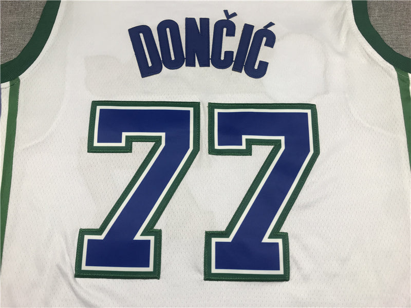 Men's Dallas Mavericks Luka Doncic White 2021/22 Swingman Jersey - City Edition
