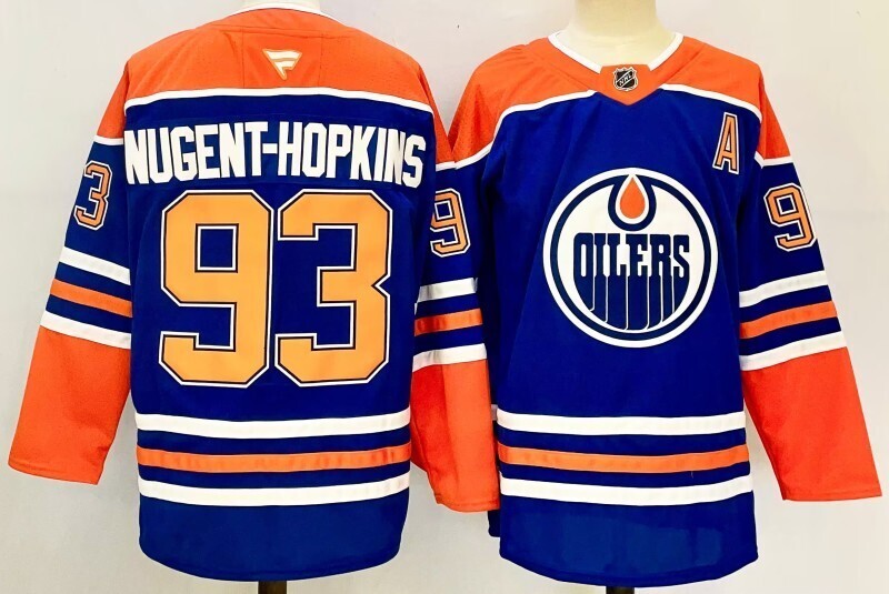 Men's Edmonton Oilers Ryan Nugent-Hopkins Fanatics Royal Player Jersey