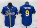 Men's Los Angeles Rams Matthew Stafford Blue Game Jersey Joint Edition