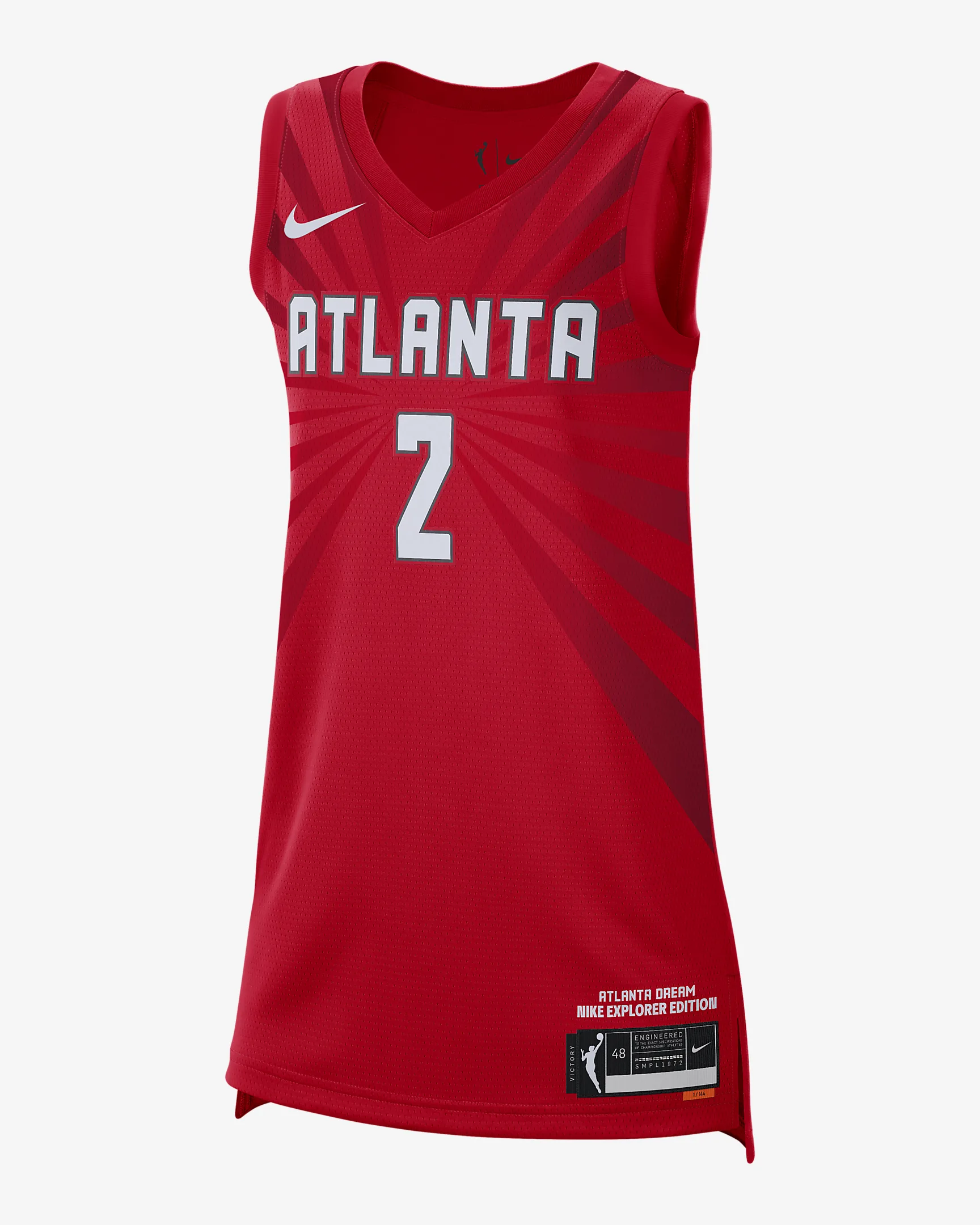Men's Atlanta Dream Aari McDonald Red Player Jersey
