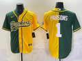 Men's Green Bay Packers Micah Parsons Green/Yellow Game Jersey