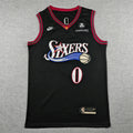 Men's Philadelphia 76ers Tyrese Maxey Black Swingman Jersey - Classic Edition