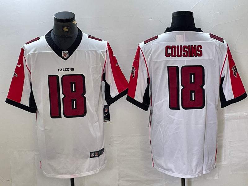 Men's Atlanta Falcons Kirk Cousins White Game Jersey