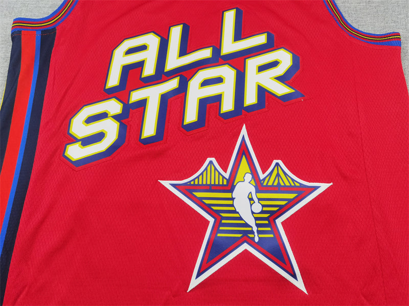 Men's Milwaukee Bucks Giannis Antetokounmpo Red 2025 NBA All-Star Game Swingman Player Jersey