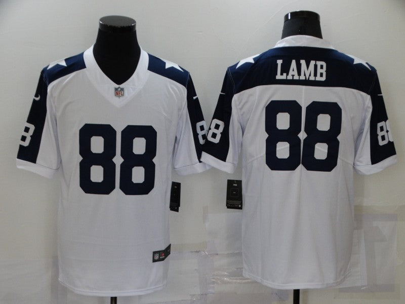 Men's Dallas Cowboys CeeDee Lamb White Player Game Jersey