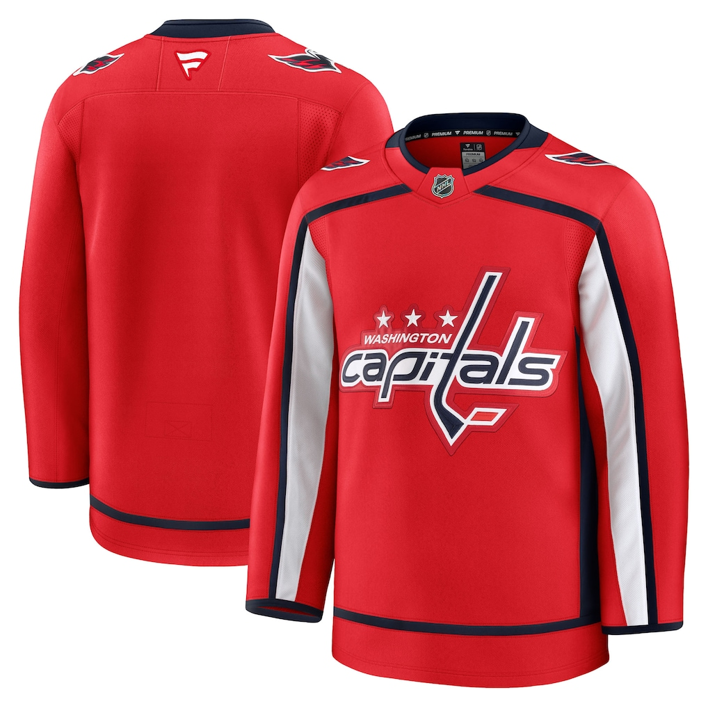 Men's Washington Capitals Fanatics Red Home Premium Blank Jersey