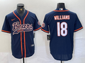 Men's Chicago Bears Caleb Williams Navy Player Jersey