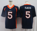 Men's Denver Broncos Joe Flacco Navy Game Jersey
