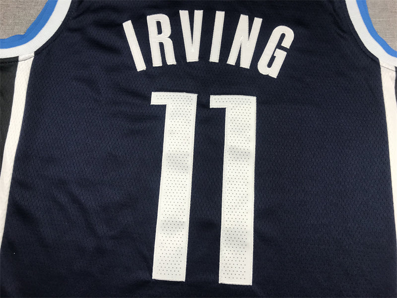 Men's Dallas Mavericks Kyrie Irving Navy Swingman Jersey - Statement Edition
