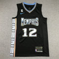 Men's Memphis Grizzlies Ja Morant Black 2022/23 Swingman Jersey - City Edition