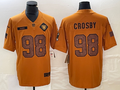 Men's Las Vegas Raiders Maxx Crosby Brown 2023 Salute To Service Retired Player Limited Jersey