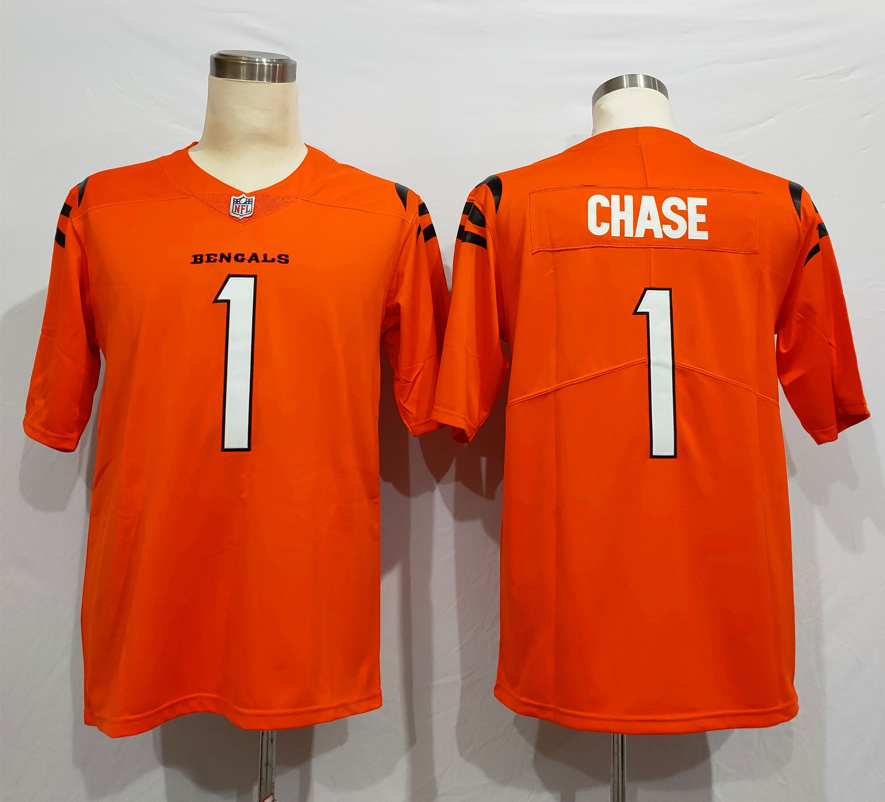 Men's Cincinnati Bengals Ja'Marr Chase Orange Alternate Game Jersey