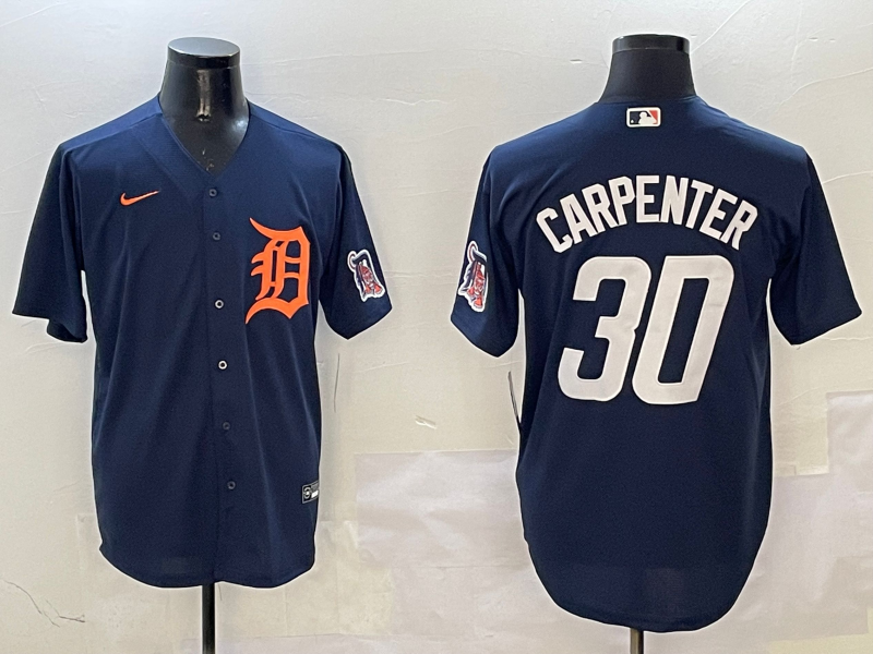 Men's Detroit Tigers Kerry Carpenter Navy Limited Player Jersey