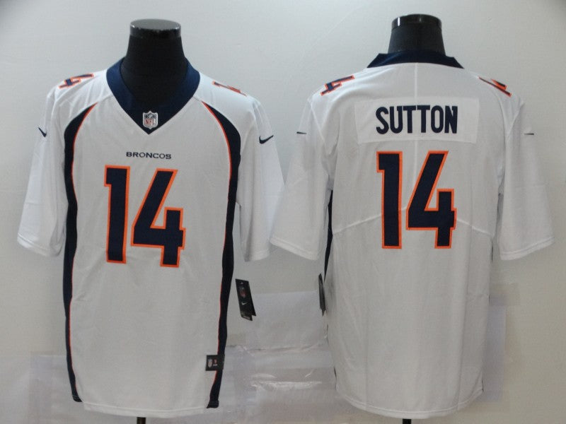 Men's Denver Broncos Courtland Sutton White Game Jersey
