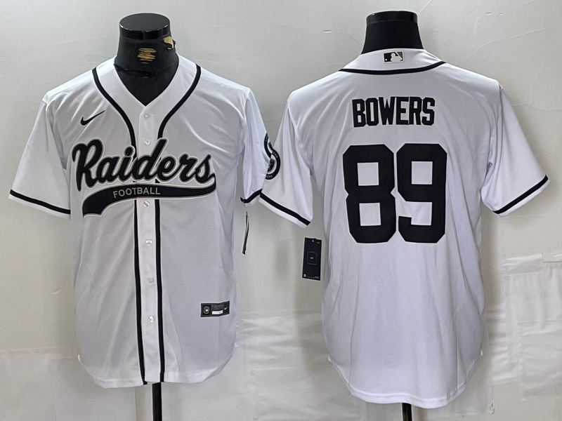 Men's Las Vegas Raiders Brock Bowers White Game Jersey