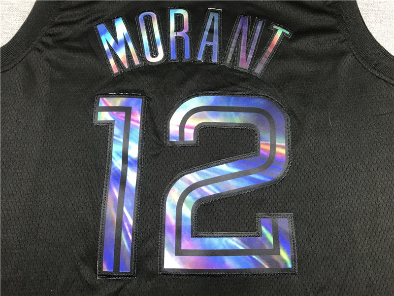 Men's Memphis Grizzlies Ja Morant Black Swingman Fashion Jersey