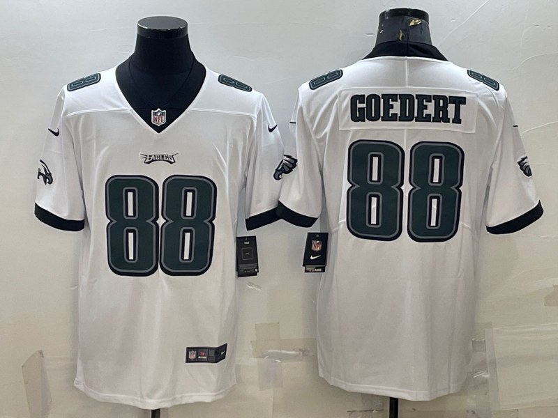 Men's Philadelphia Eagles Dallas Goedert White Game Jersey