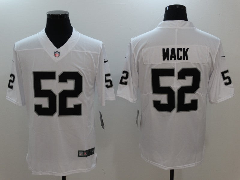 Men's Las Vegas Raiders Khalil Mack White Game Player Jersey