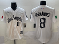 Men's Los Angeles Dodgers Enrique Hernandez White Team Player Jersey
