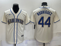Men's Seattle Mariners Julio Rodriguez Beige Replica Baseball Jersey