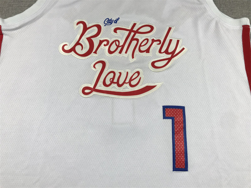 Men's Philadelphia 76ers James Harden White 2022/23 Swingman Jersey - City Edition