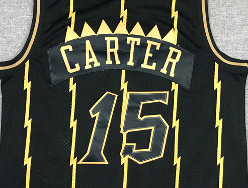 Men's Toronto Raptors Vince Carter 1998-99 Black Hardwood Classics Swingman Jersey