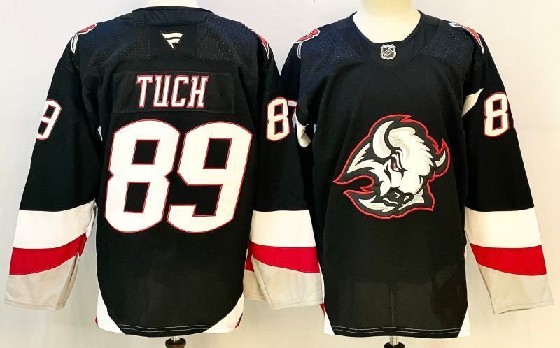 Men's Buffalo Sabres Alex Tuch Fanatics Black Player Jersey