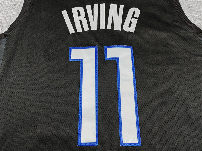 Men's Dallas Mavericks Kyrie Irving Black 2025/26 Swingman Jersey - City Edition