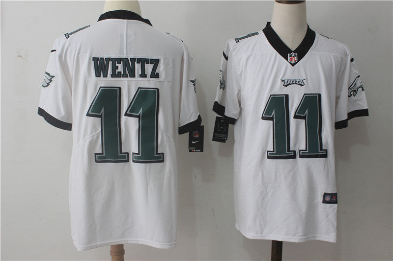 Men's Philadelphia Eagles Carson Wentz Game Jersey White