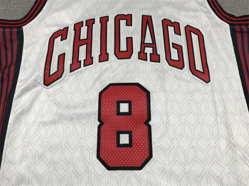 Men's Chicago Bulls Zach LaVine White 2022/23 Swingman Jersey - City Edition