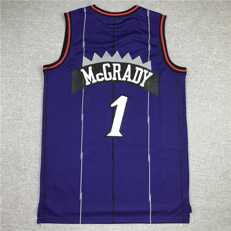 Men's Toronto Raptors Tracy McGrady Purple 1998-99 Hardwood Classics Swingman Jersey