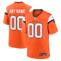 Men's Denver Broncos Orange Mile High Collection Custom Game Jersey