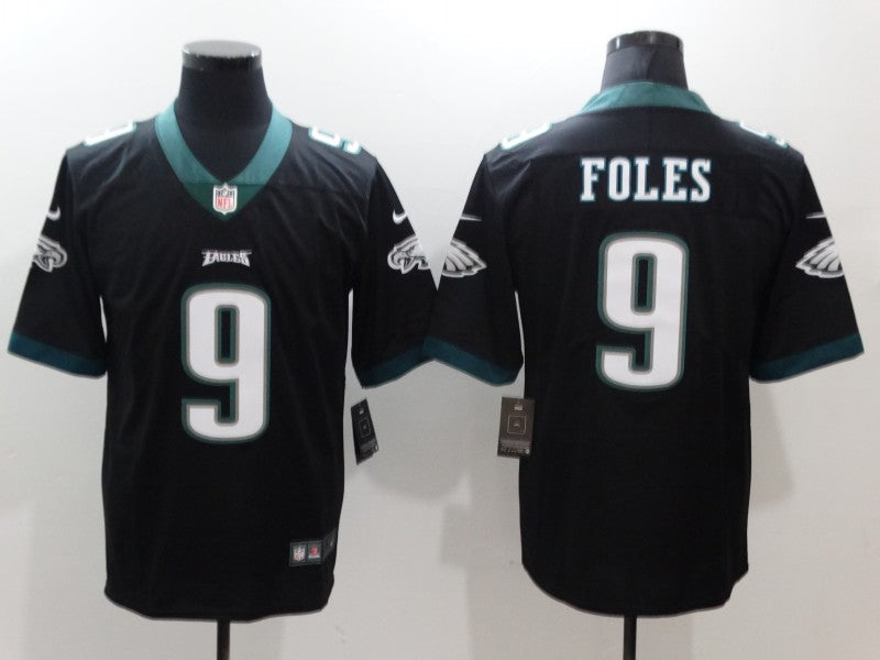 Men's Philadelphia Eagles Nick Foles Black Game Jersey