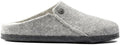 Birkenstock Zermatt 1015092 Shearling Wool Felt Light Grey Fashion Slippers