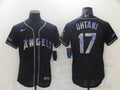 Men's Los Angeles Angels Shohei Ohtani Black Sewn Baseball Jersey