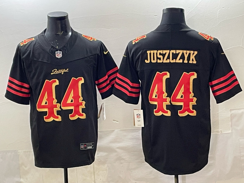 Men's San Francisco 49ers Kyle Juszczyk Black 2025 Rivalries Collection Limited Jersey