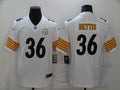 Men's Pittsburgh Steelers Jerome Bettis White Game Jersey