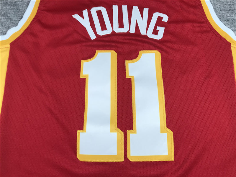 Men's Atlanta Hawks Trae Young Red 2019/20 Swingman Jersey