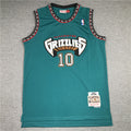 Men's Memphis Grizzlies Mike Bibby Green Classics Swingman Jersey