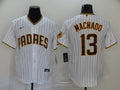 Men's San Diego Padres Manny Machado White Stitched Jersey